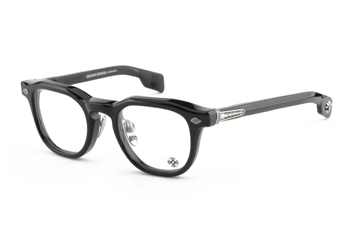 

Оправы для очков 925 Sterling Silver неправильной формы Unisex Black Chrome Hearts