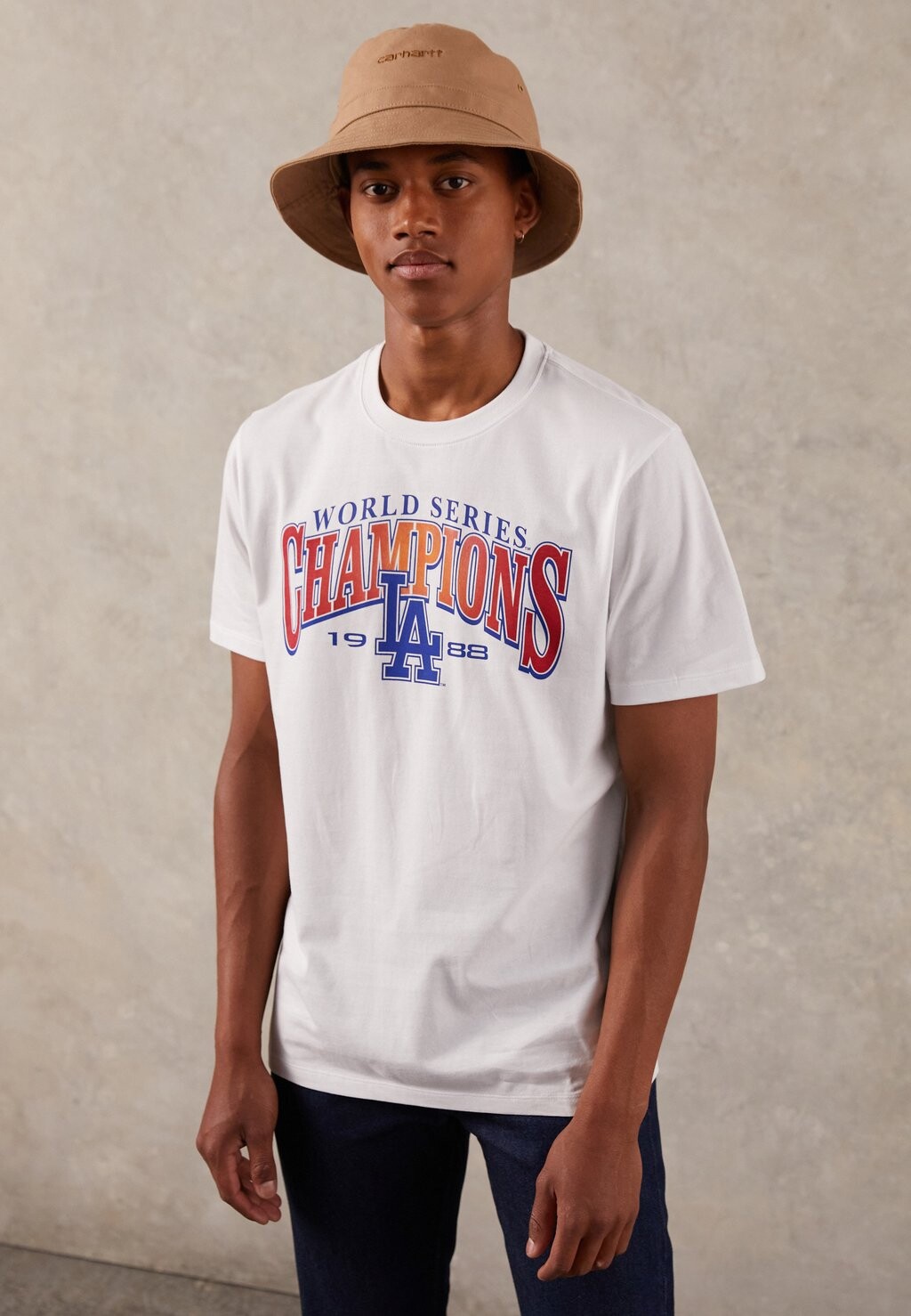 

Футболка с принтом Los Angeles Dodgers Backer Echo Tee '47, цвет white wash