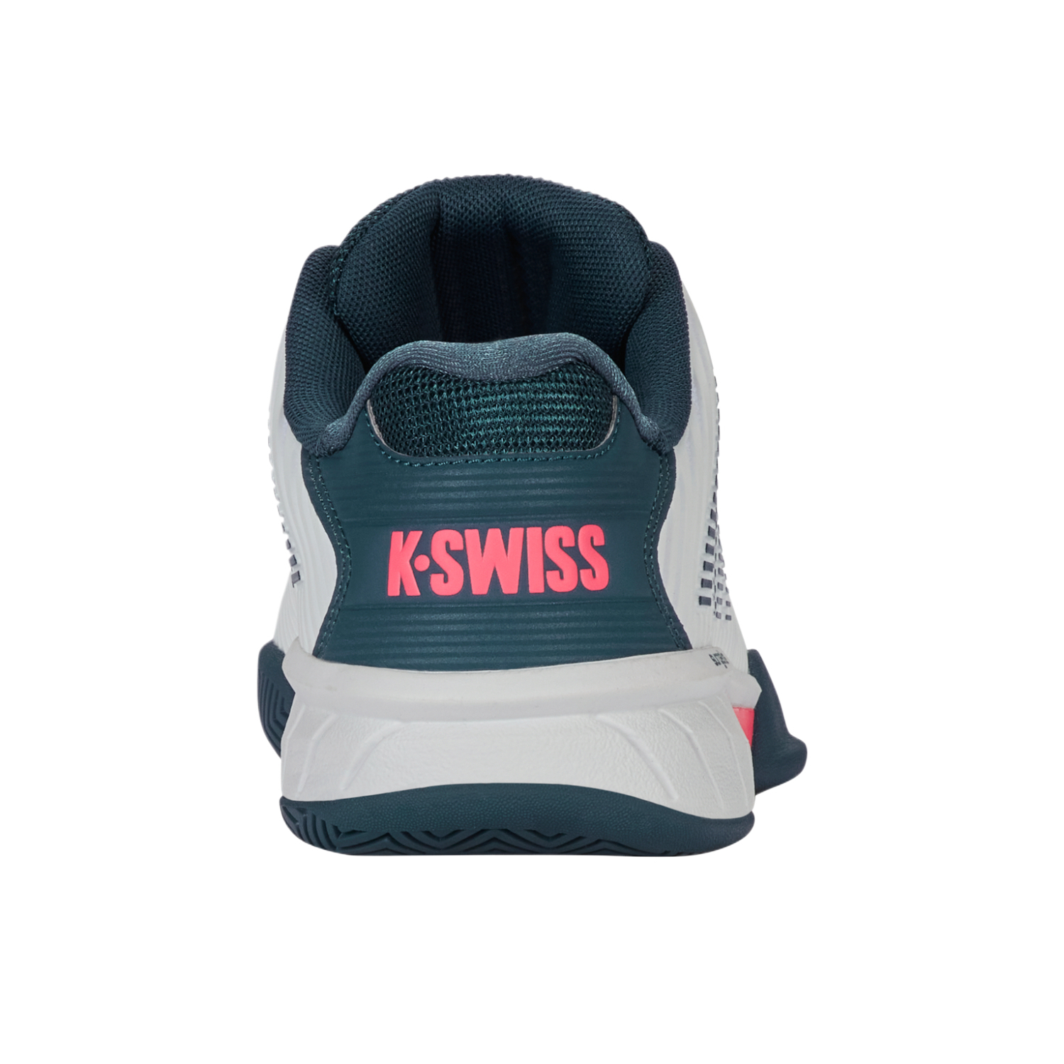 K·SWISS KSwiss Hypercourt Express 2 Low Top детские тренировочные кроссовки White, Cyan Kids' — фото 4