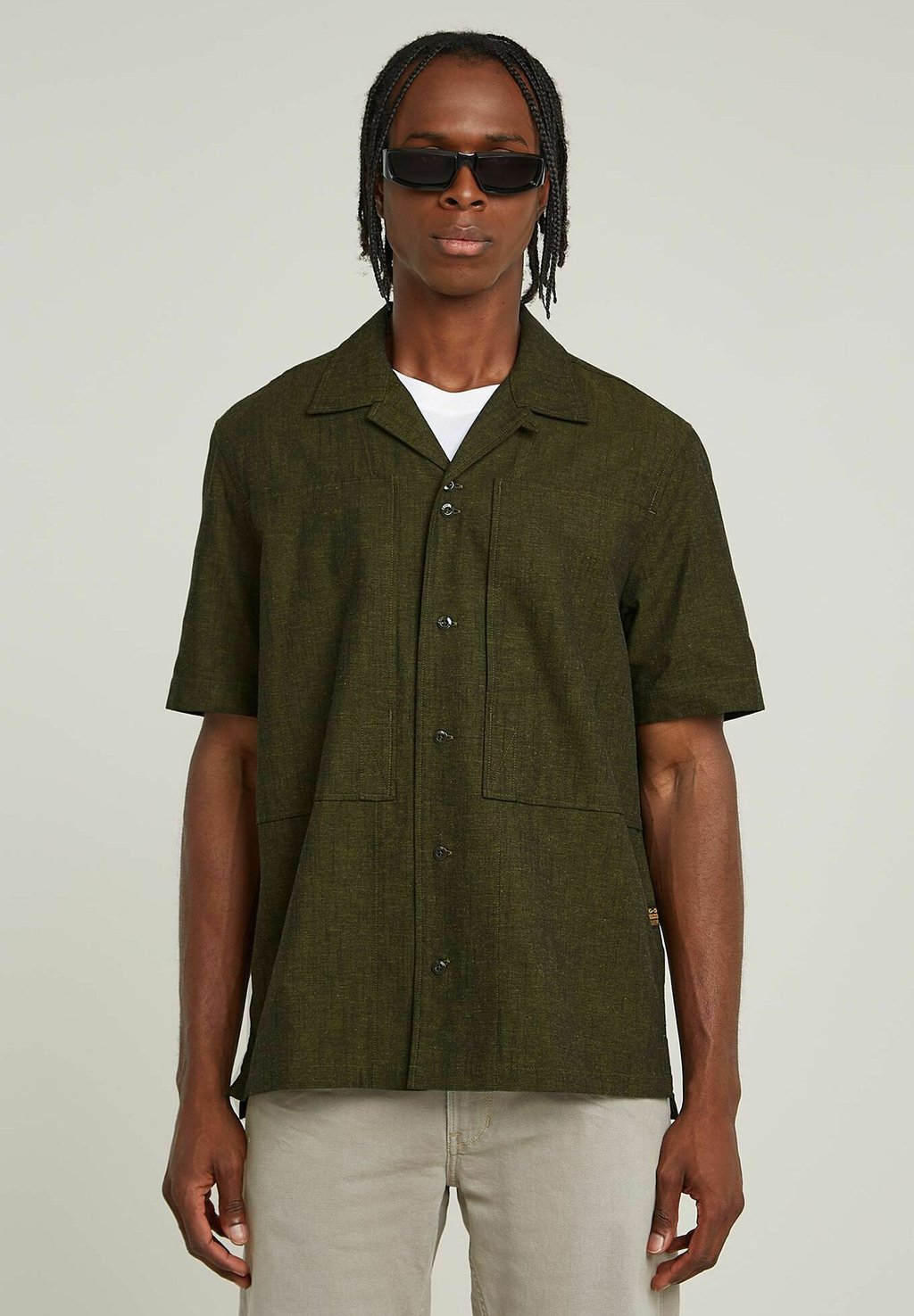 

Рубашка WORKWEAR RESORT REGULAR G-STAR, хаки