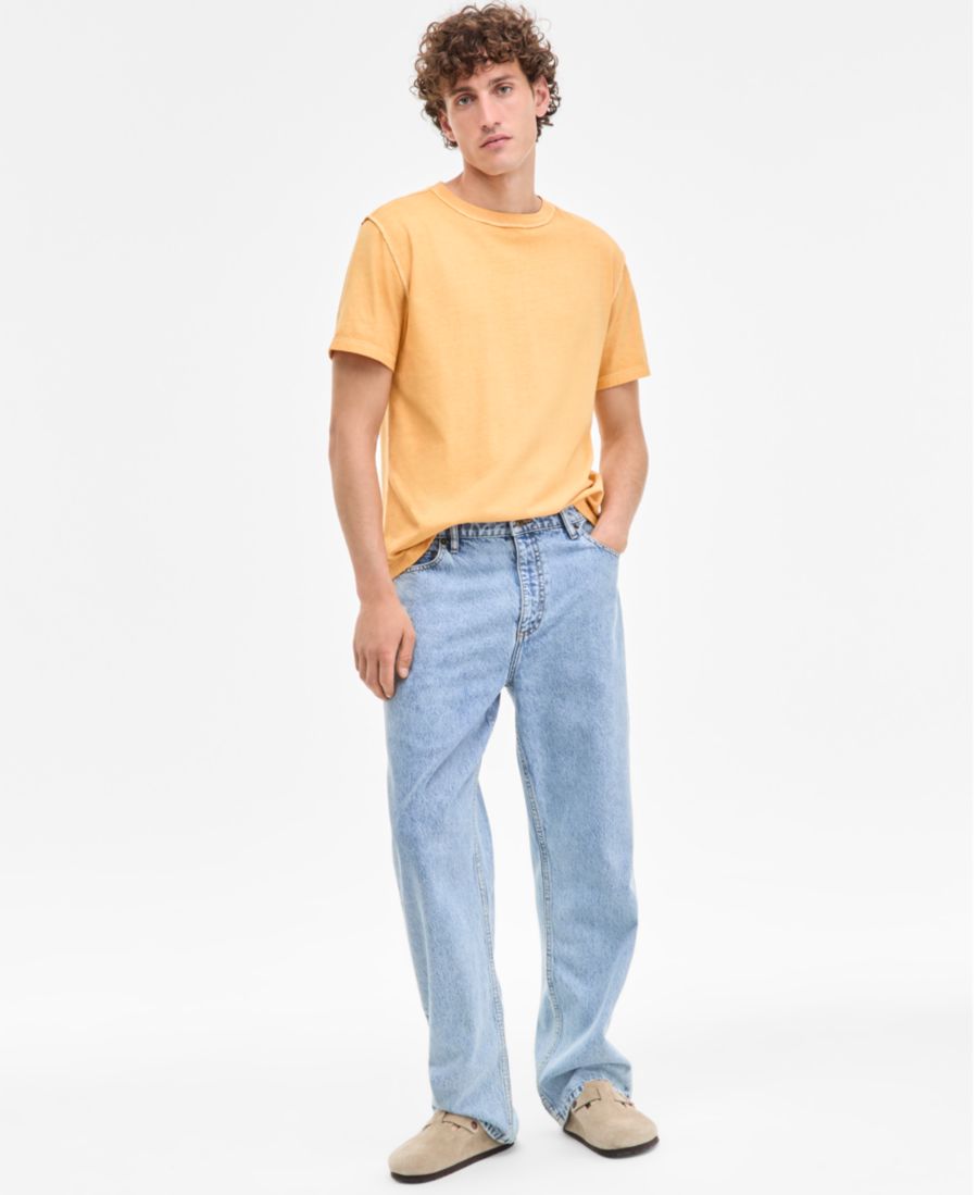 

Мужские джинсы свободного кроя цвета мусса Sun + Stone, Mousse