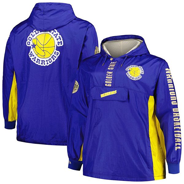

Мужская толстовка-ветровка golden state warriors big & tall hardwood classics team og 20 Mitchell & Ness