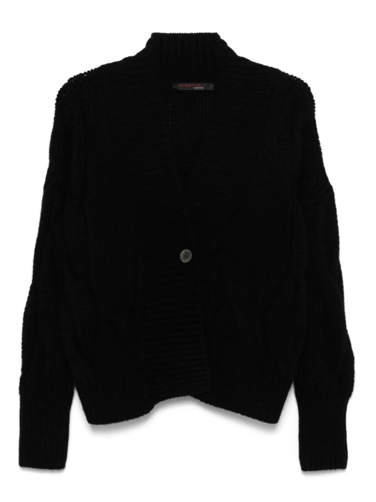 

Кардиган фактурной вязки Incentive! Cashmere, черный