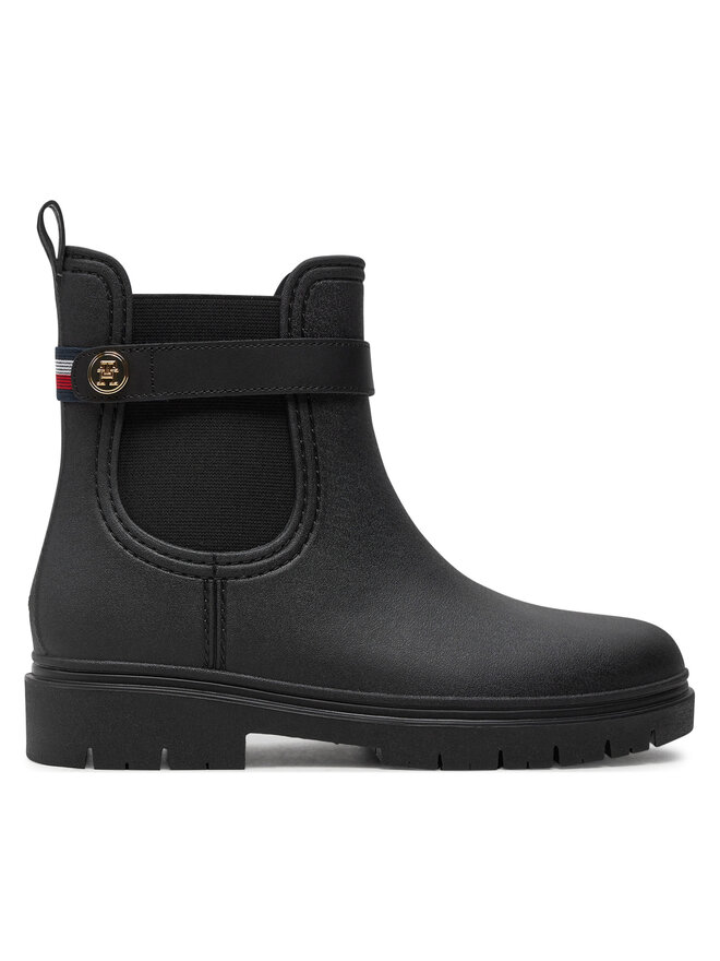 

Водоотталкивающие сапоги Tommy Hilfiger de agua Th Stud Rubberised Rainboot FW0FW08168 Negro, черный