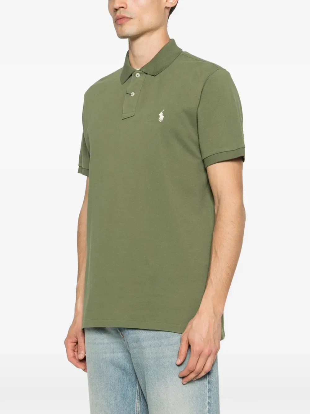 Рубашка-поло с коротким рукавом Polo Ralph Lauren, зеленый — фото 3
