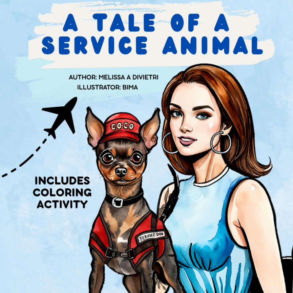 

A Tale of a Service Animal: A Heartwarming Tale of Disability Awareness, Friendship, and Kindness - Includes Coloring Activity (Independently published)