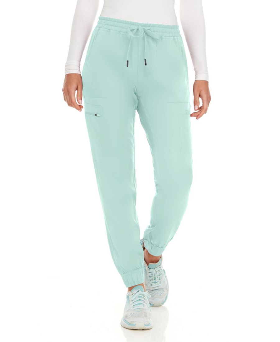 

Женские медицинские брюки-джоггеры с семью карманами и эластичной тканью, растягивающейся в четырех направлениях Medichic, Spearmint