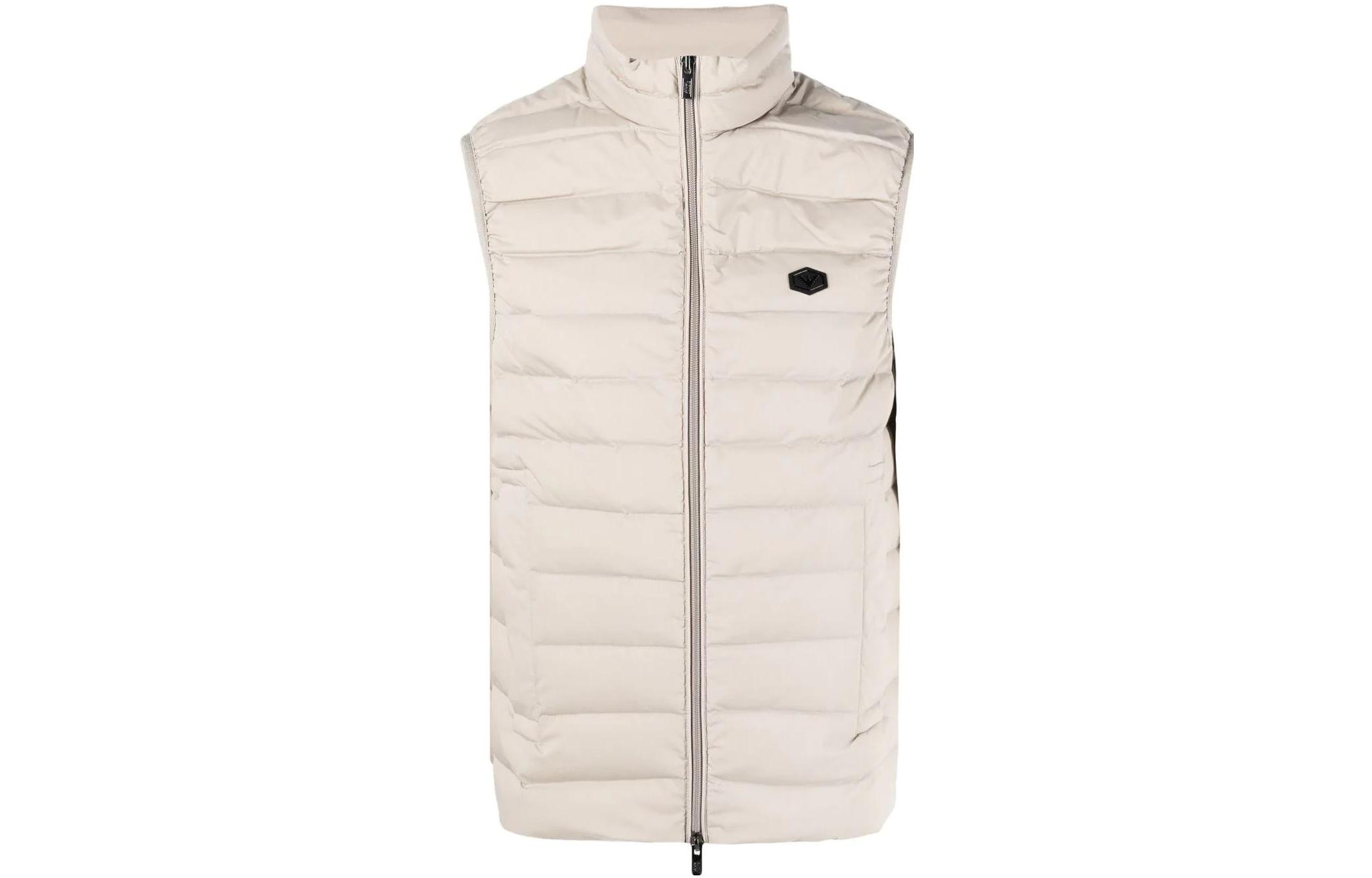 

Жилет с логотипом EMPORIO ARMANI, коричневый