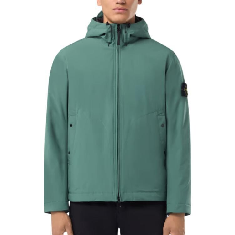 Куртка мужская зеленая Stone Island, зеленый — фото 2
