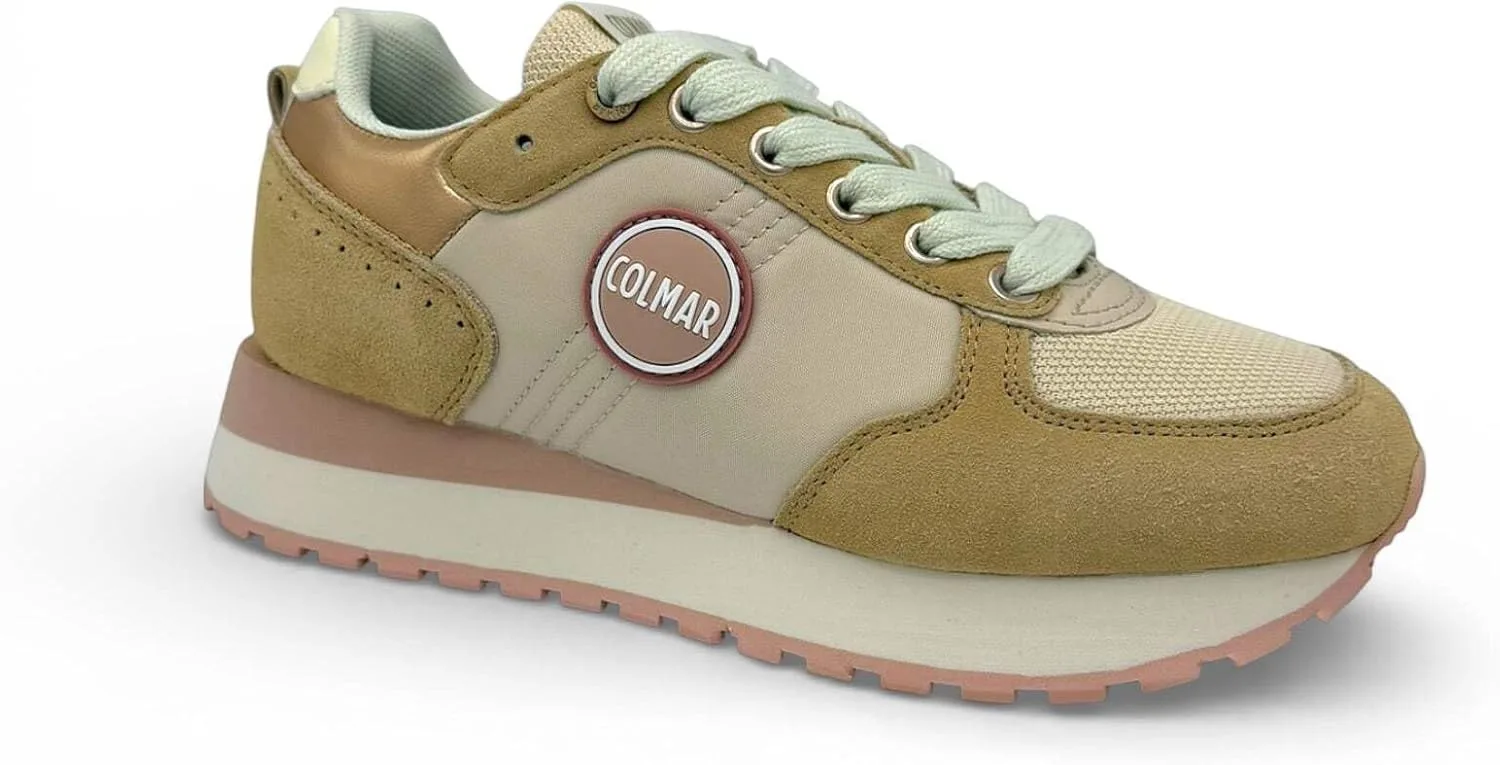 Мужские низкие кроссовки COLMAR Travis Authentic, бежевый — фото 3