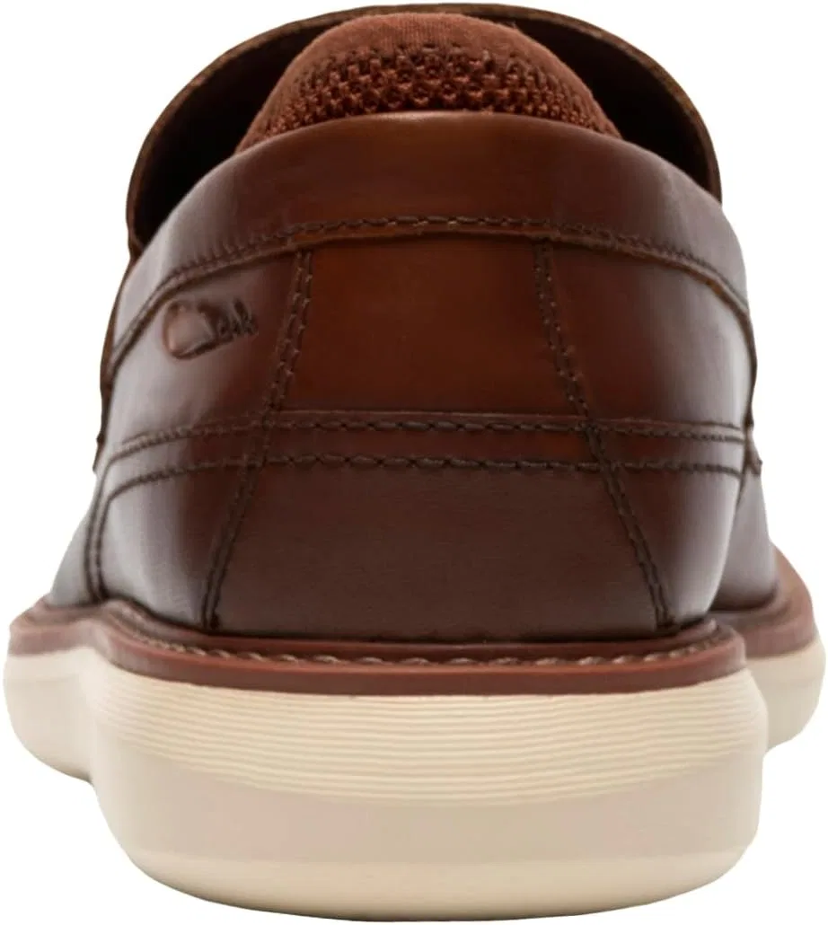 Лоферы Clarks Brantin, Tan Leather — фото 2