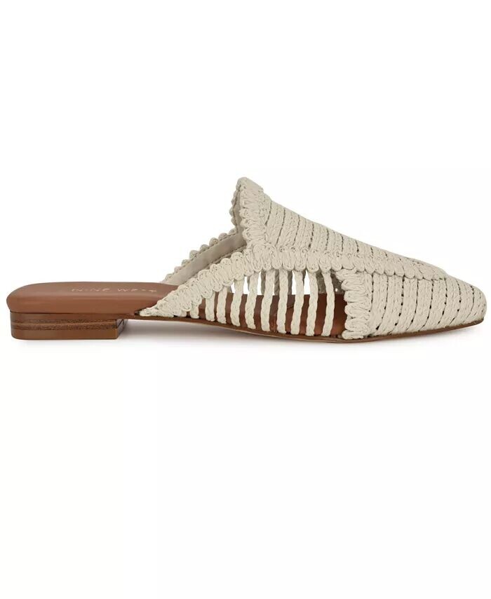 Женские повседневные мюли Campton Slip-On Nine West, коричневый/бежевый — фото 2