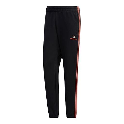 

Спортивные штаны adidas neo logo Printing Casual Loose Bundle Feet Sports Pants Black, черный