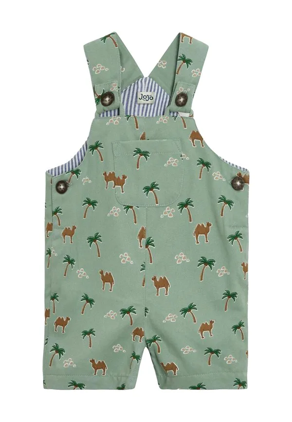 Комбинезон с принтом, стандартного кроя. Jojo Maman Bébé, Green Camel