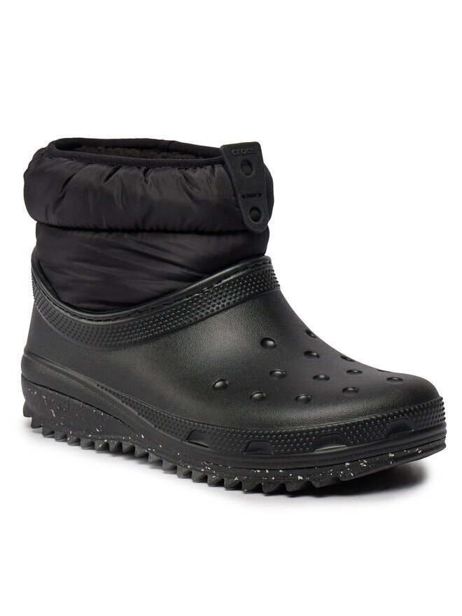 Ботинки женские Crocs низкие водонепроницаемые, черный — фото 2