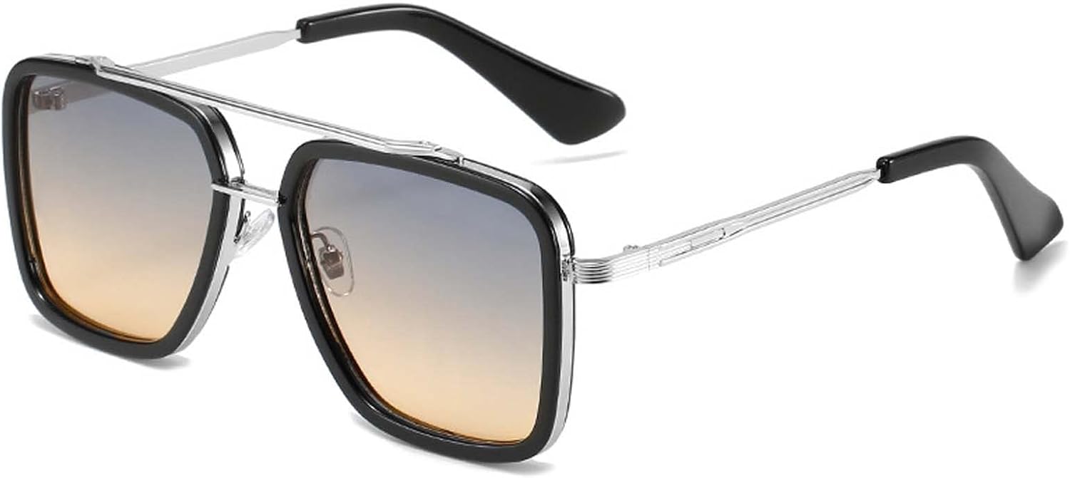 

Солнцезащитные очки XINXIN в стиле ретро, ​​квадратной формы, для мужчин и женщин, для активного отдыха на пляже, улицы, стрельбы, декоративные очки (Цвет: H, Размер: Средний), H