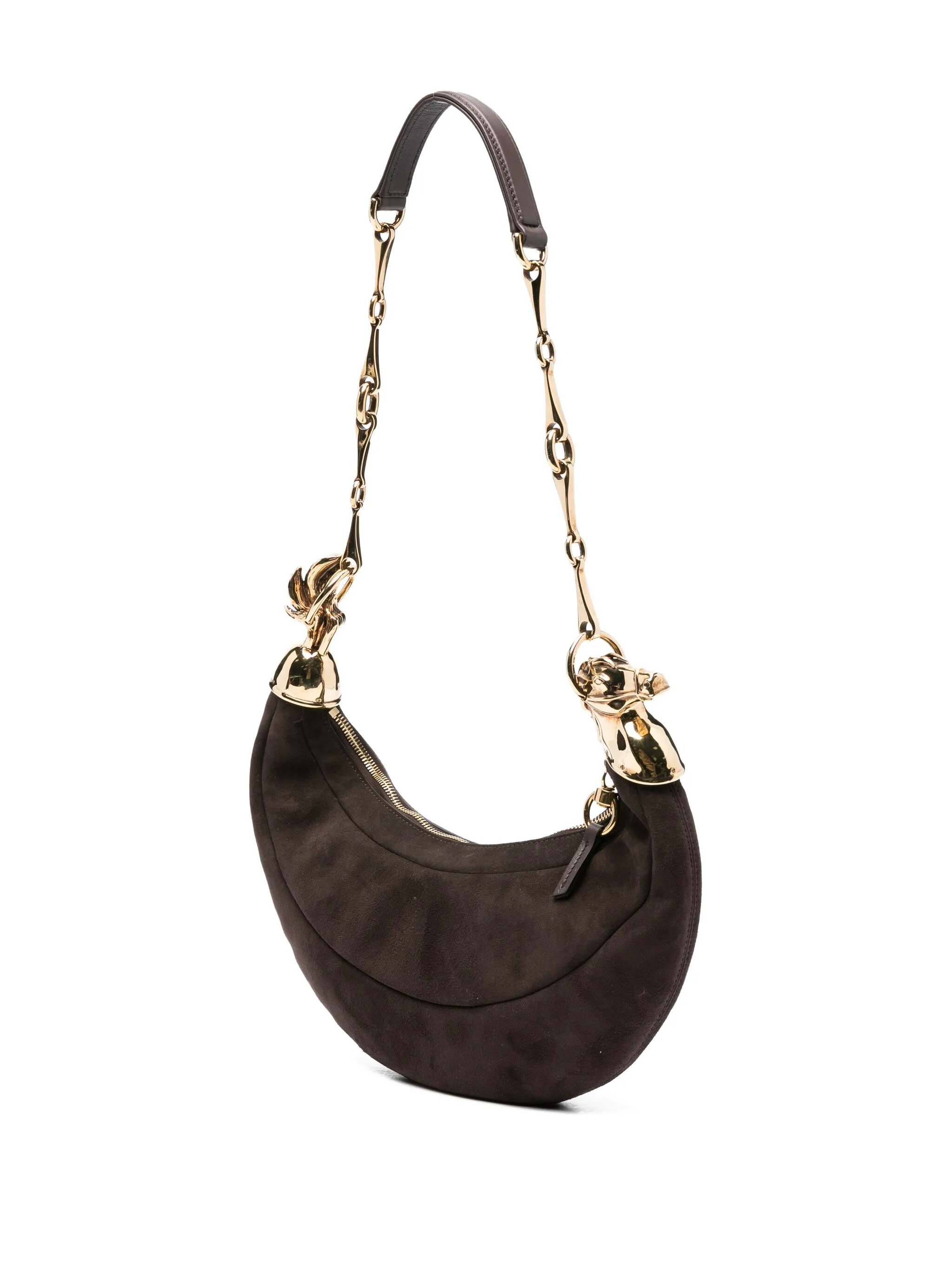 

Сумка на плечо Chain Horse Chloé, коричневый