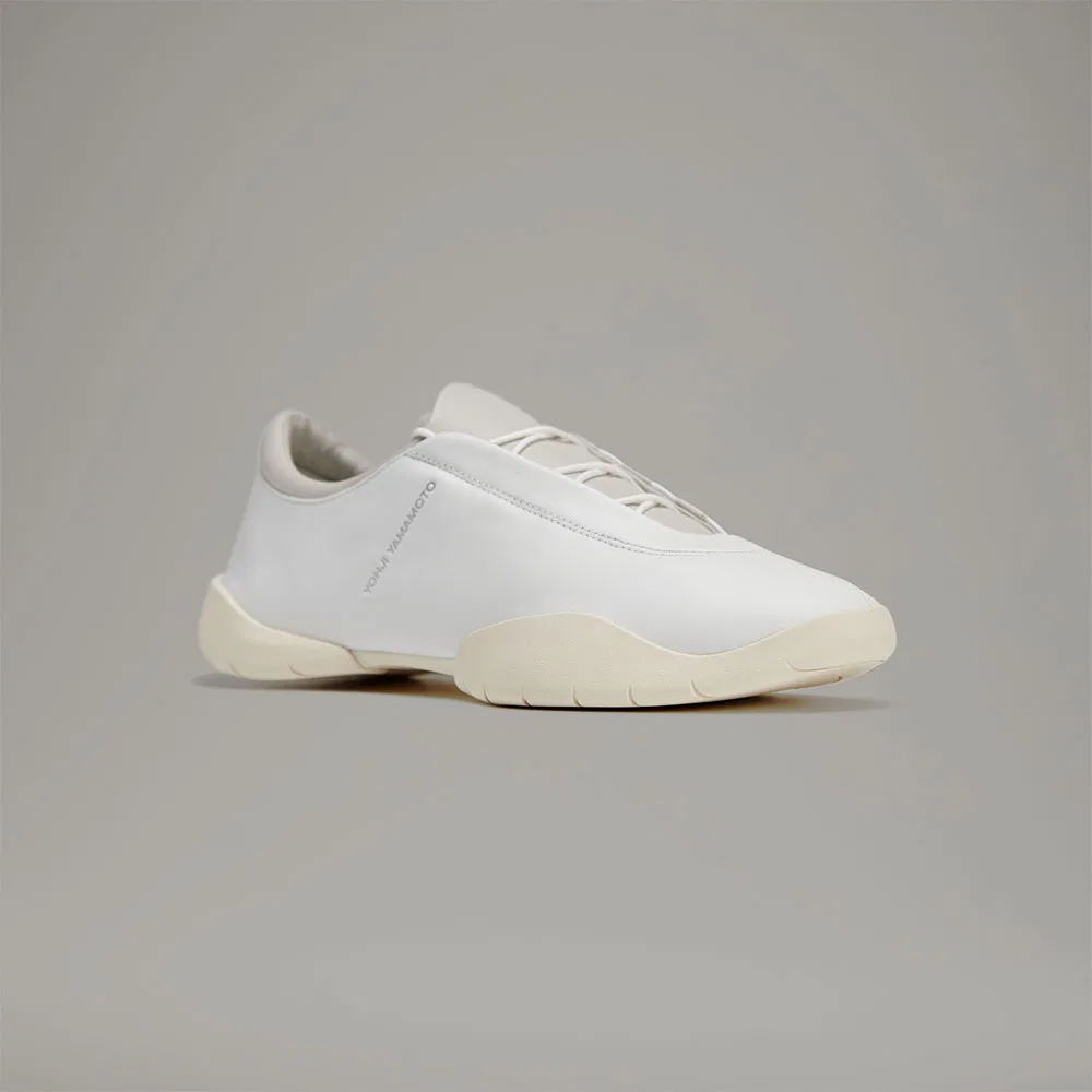 Мужские низкие кожаные кроссовки Y-3 Regu Core White от Y-3