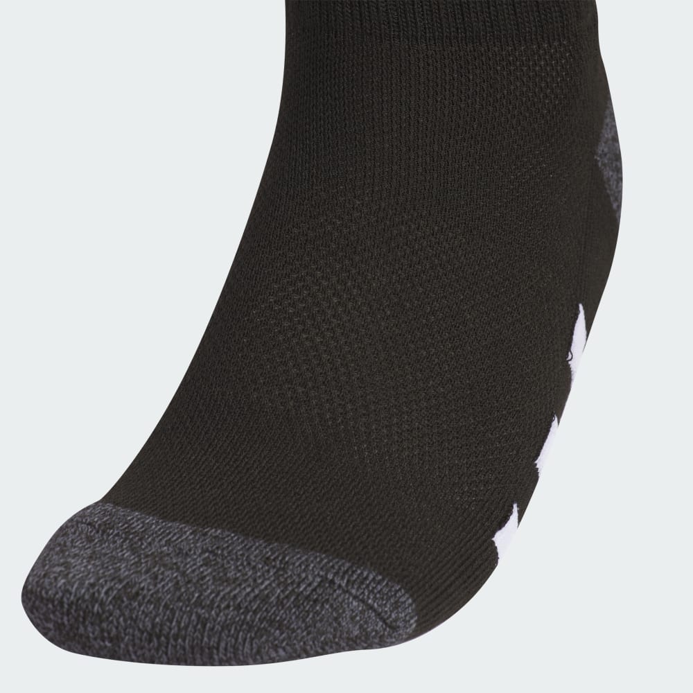 Носки Adidas Athletic Cushioned 6-Pack Quarter Socks Kids, цвет Black/Onix/White — фото 3