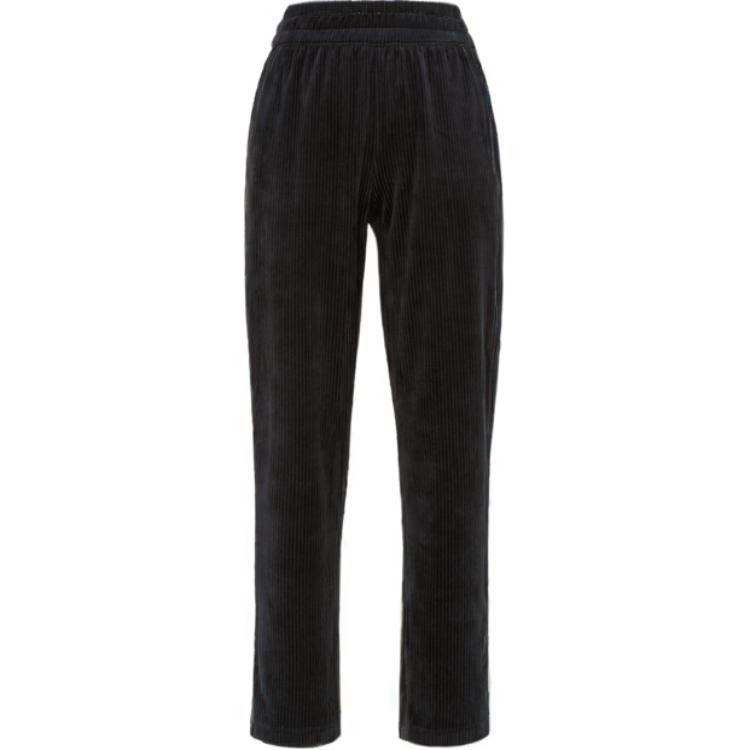 

Скаба мид-райз прямые брюки 7/8 длины вельветовые корд повседневные штаны женские Lululemon, черный