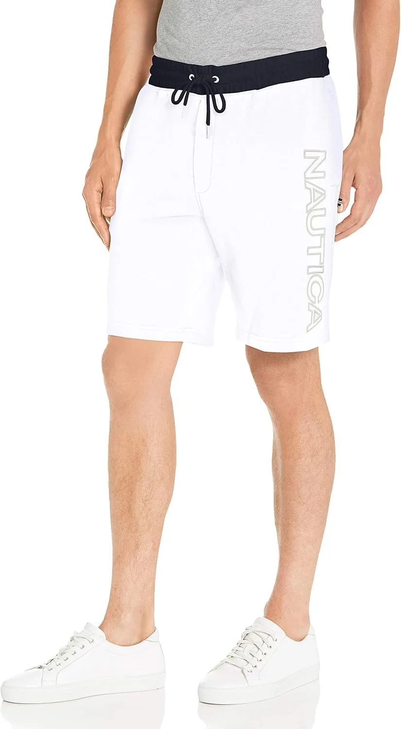 

Nautica Men's Fleece Logo Shorts
