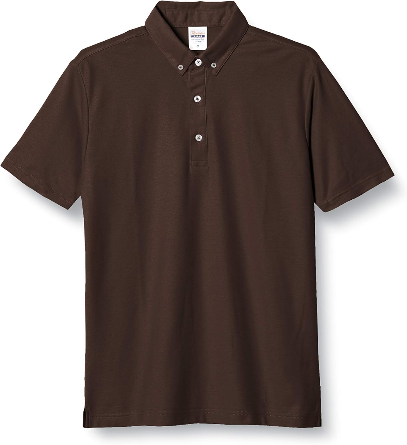 

Футболка-поло Printstar 00197-BDP с коротким рукавом, плотность ткани пике 4,9 унции, на пуговицах, шоколадный