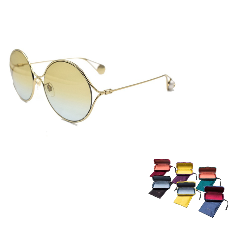 

Модные солнцезащитные очки для женщин GUCCI, золотой