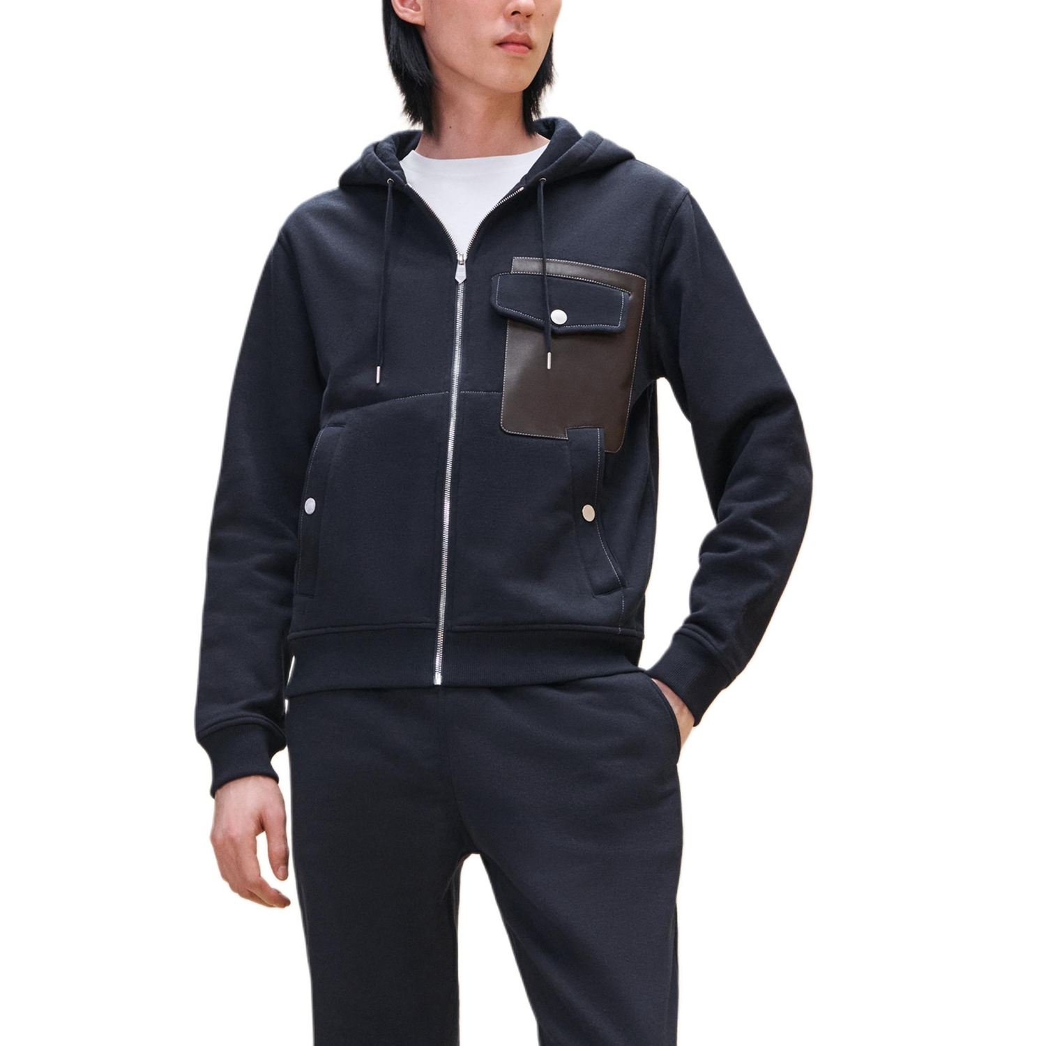 

HERMES Куртка мужская морская синяя, Marine Blue