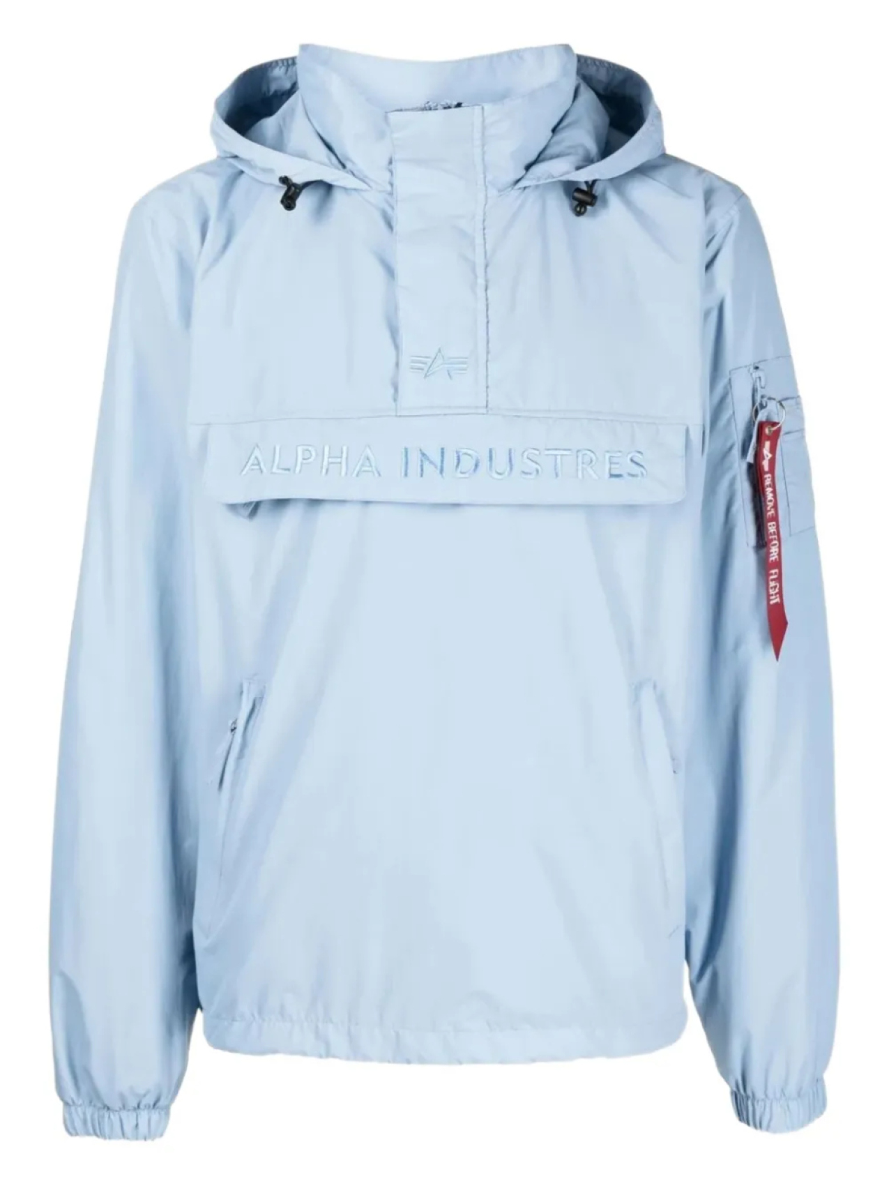 

Куртка с капюшоном и вышитым логотипом Alpha Industries, синий