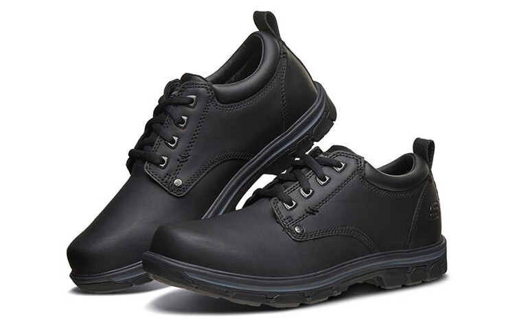 Мужские повседневные мужские низкие черные Skechers — фото 3