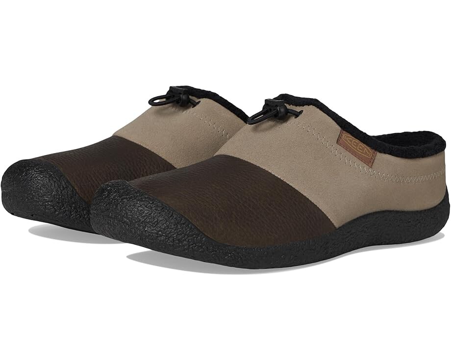

Шлепанцы KEEN Howser III Slide Leather, цвет Brindle/Canteen