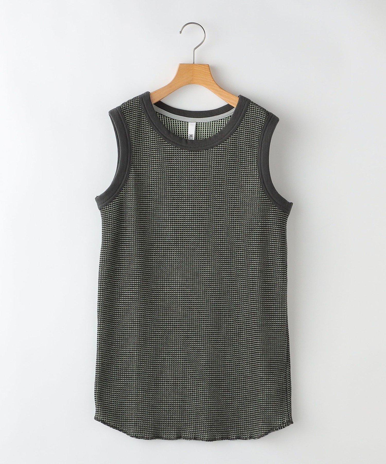 ГОРА ДЕСЯТЬ.: 160 см / Двухцветная майка с вафельной текстурой SHIPS KIDS, Charcoal Gray — фото 4
