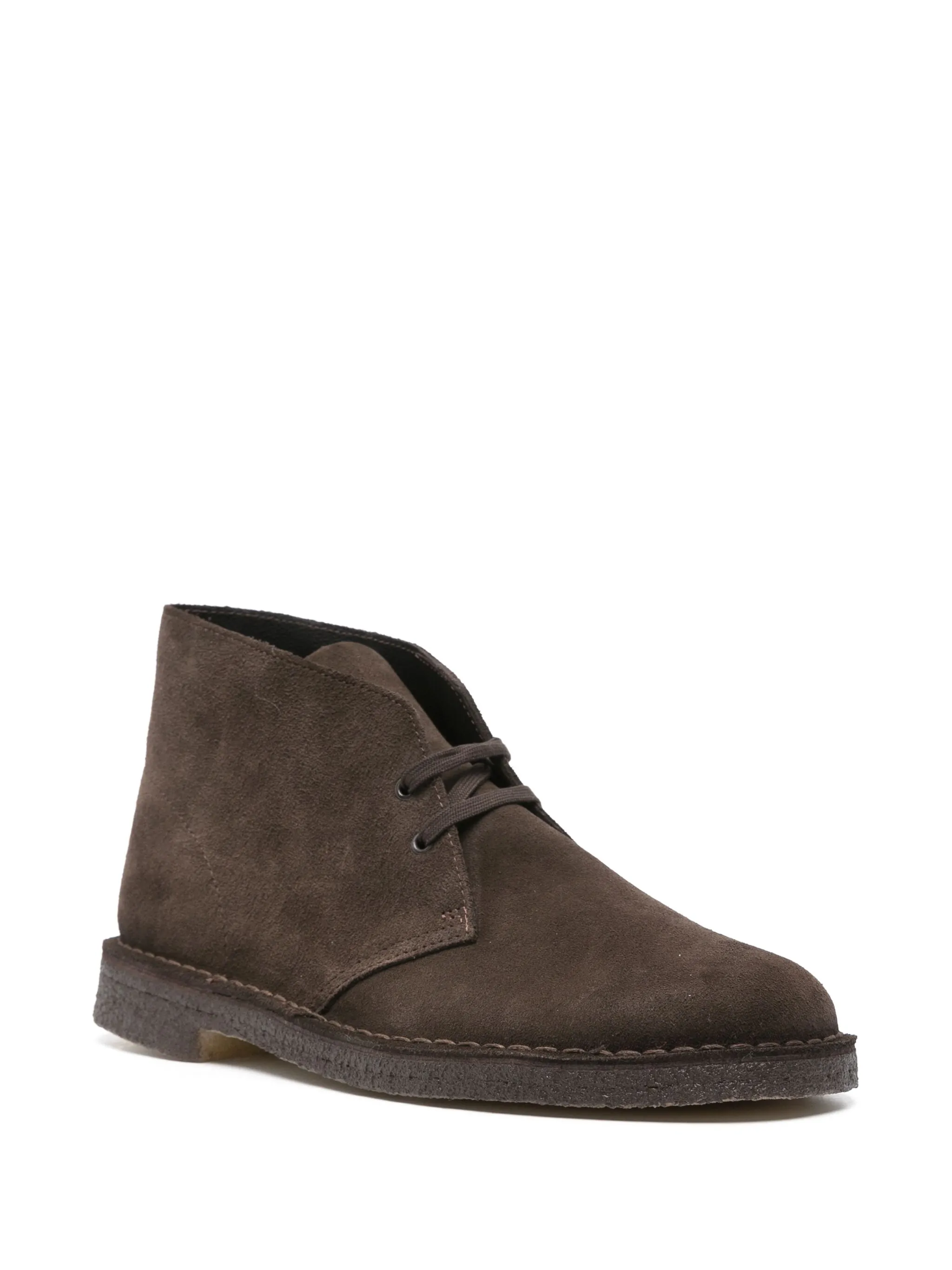 Ботинки дезерты Clarks Originals, коричневый — фото 2