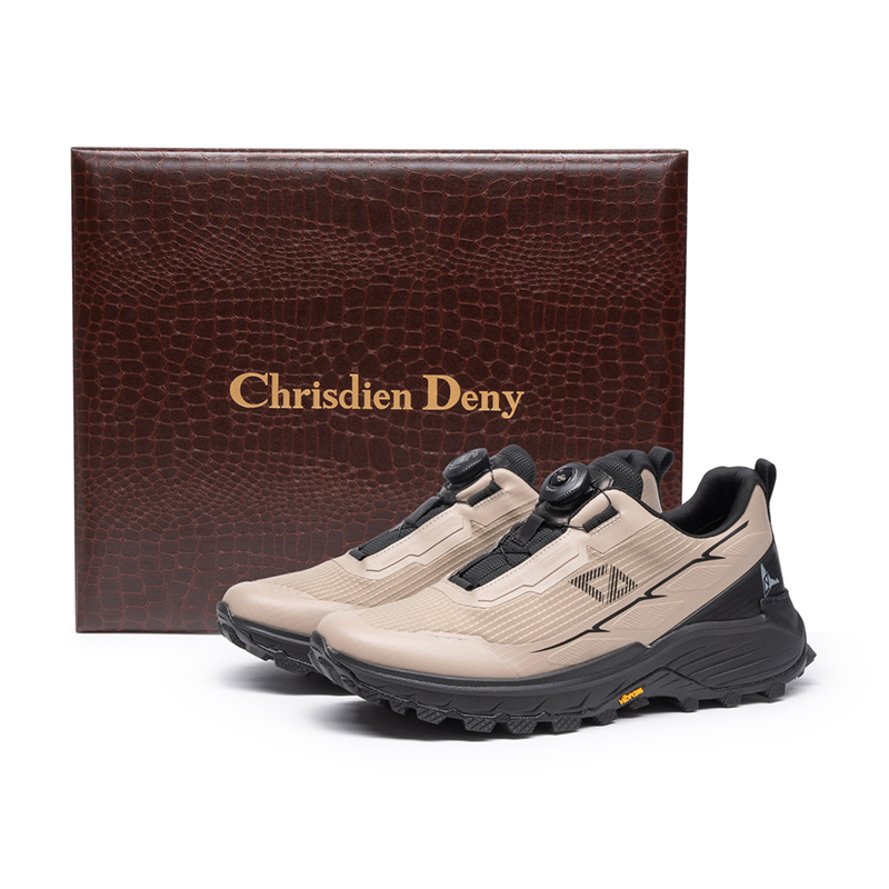 

CHRISDIEN DENY Антискользящие износостойкие низкие уличные туфли мужские абрикос [крокодиловый принт] абрикос, цвет [Crocodile Pattern Box]Apricot