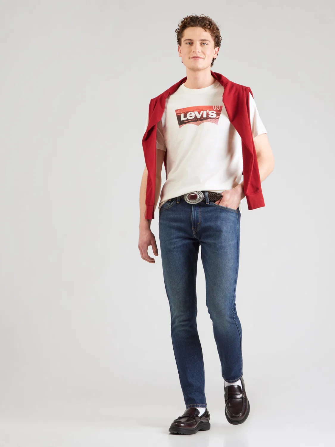 Regular Футболка Levi'S , White/Wool White — фото 4