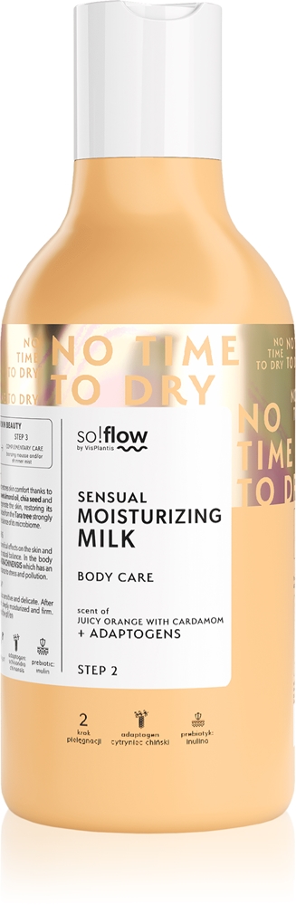 

Чувственное увлажняющее молочко для душа и лосьон для тела So!Flow, orange with cardamom 400 мл