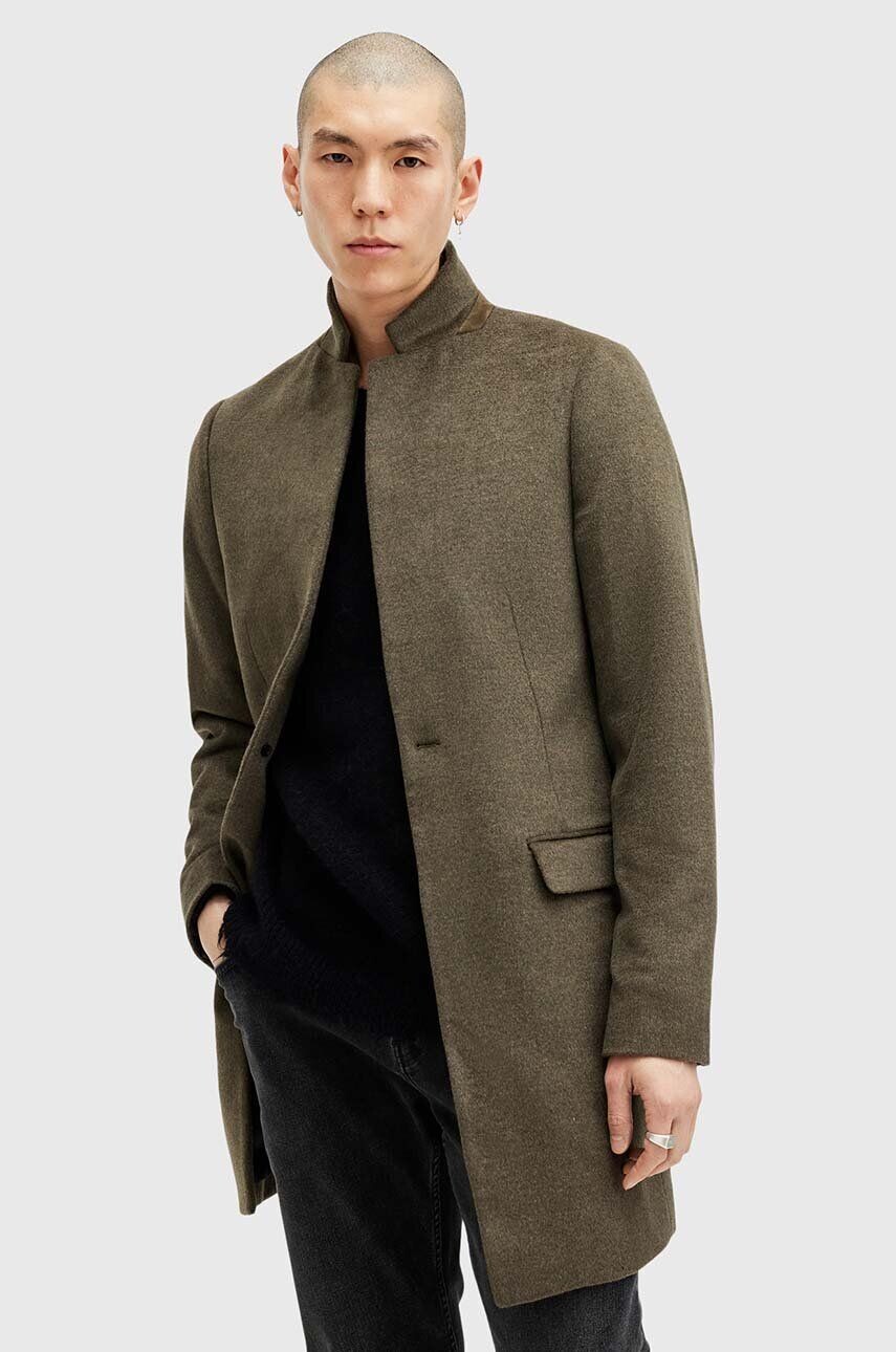 

Пальто с добавлением шерсти HARGROVE COAT AllSaints, зеленый