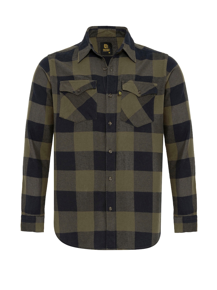 

Рубашка на пуговицах классического кроя Jacey Quinn, оливковый