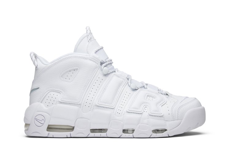 

Кроссовки Nike Air More Uptempo 'Triple White', белый, Белый;серый, Кроссовки Nike Air More Uptempo 'Triple White', белый