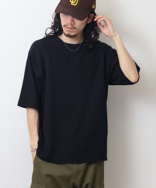 

Футболка с рукавом 5/8, вафельная ткань JEMORGAN, черный