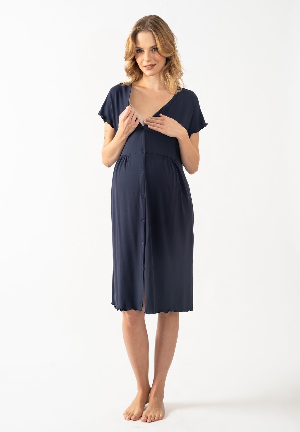 

Ночная рубашка MATERNITY NURSING 2 IN 1 BASIC Cool Mama, темно-синий