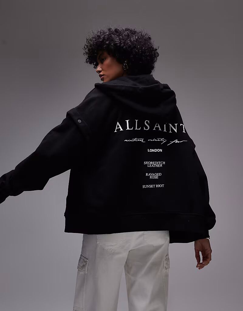 

Толстовка Allsaints Aroma Amphia черного цвета
