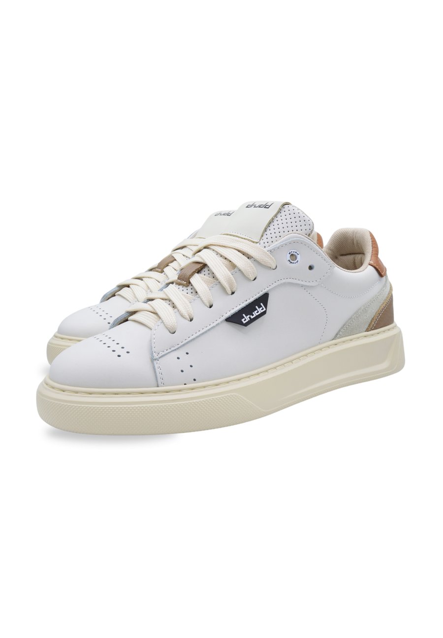 Кроссовки Drudd Italia VENTURA-SNEAKERS, Off-White-Cognac/Off-White — фото 3