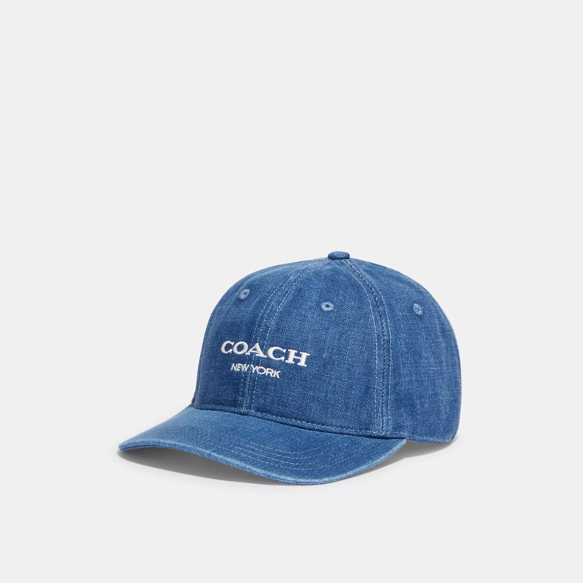 

Бейсболка джинсовая Coach Outlet, цвет denim