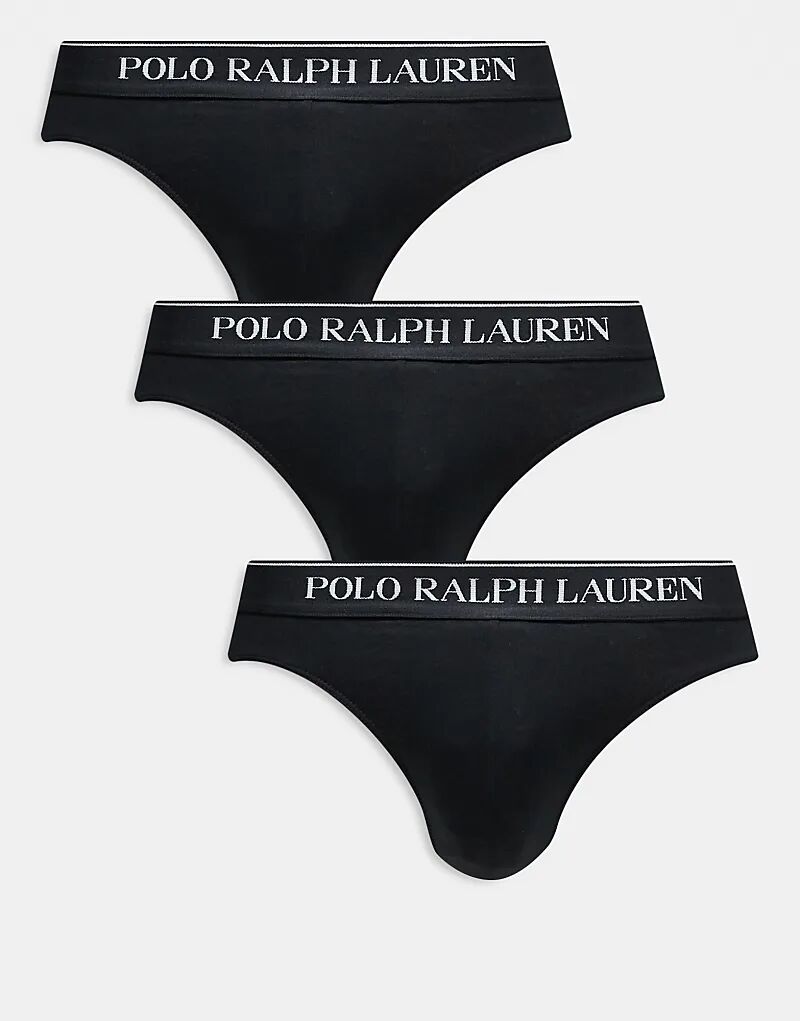 

Комплект из 3 трусов Polo Ralph Lauren черного цвета