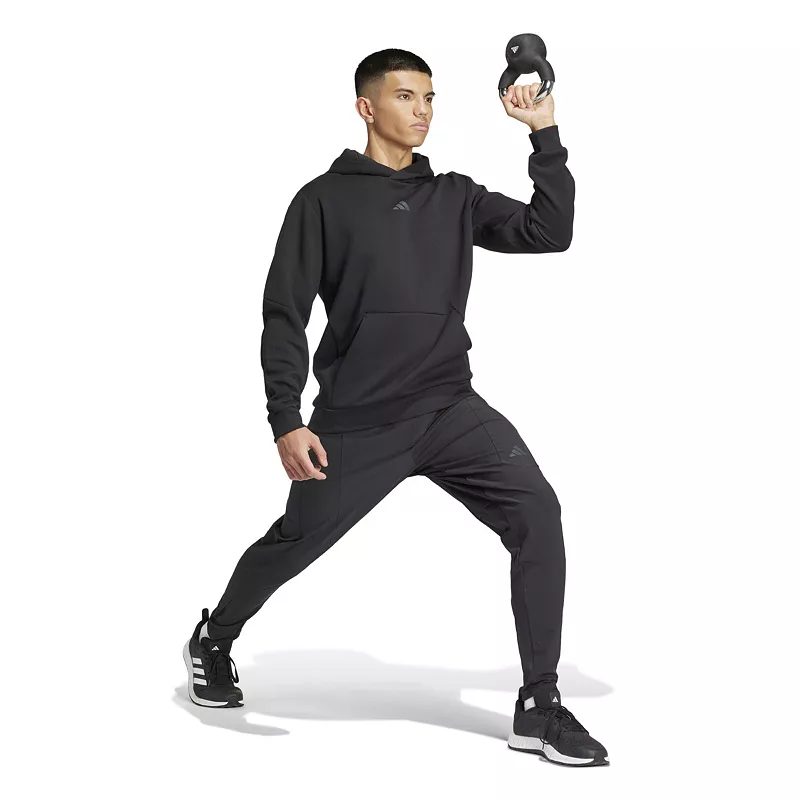 Мужская толстовка Adidas для тренировок, черный — фото 2