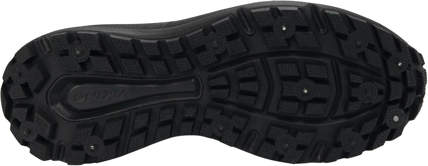 Унисекс ботинки для езды по дорогам: Viking Stride Spikes Mid Warm GTX M, черный — фото 3