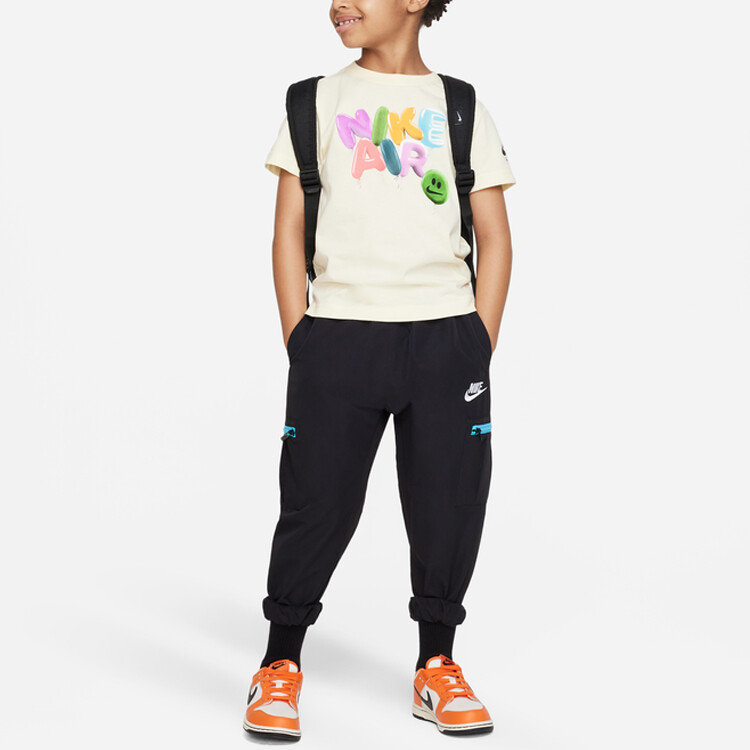 Детская футболка Nike, цвет Coconut Milk — фото 3