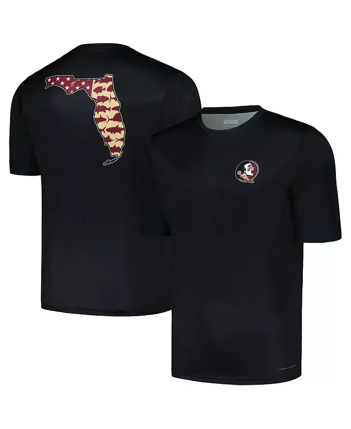 

Мужская черная футболка Florida State Seminoles Terminal Tackle State Omni-Shade Columbia