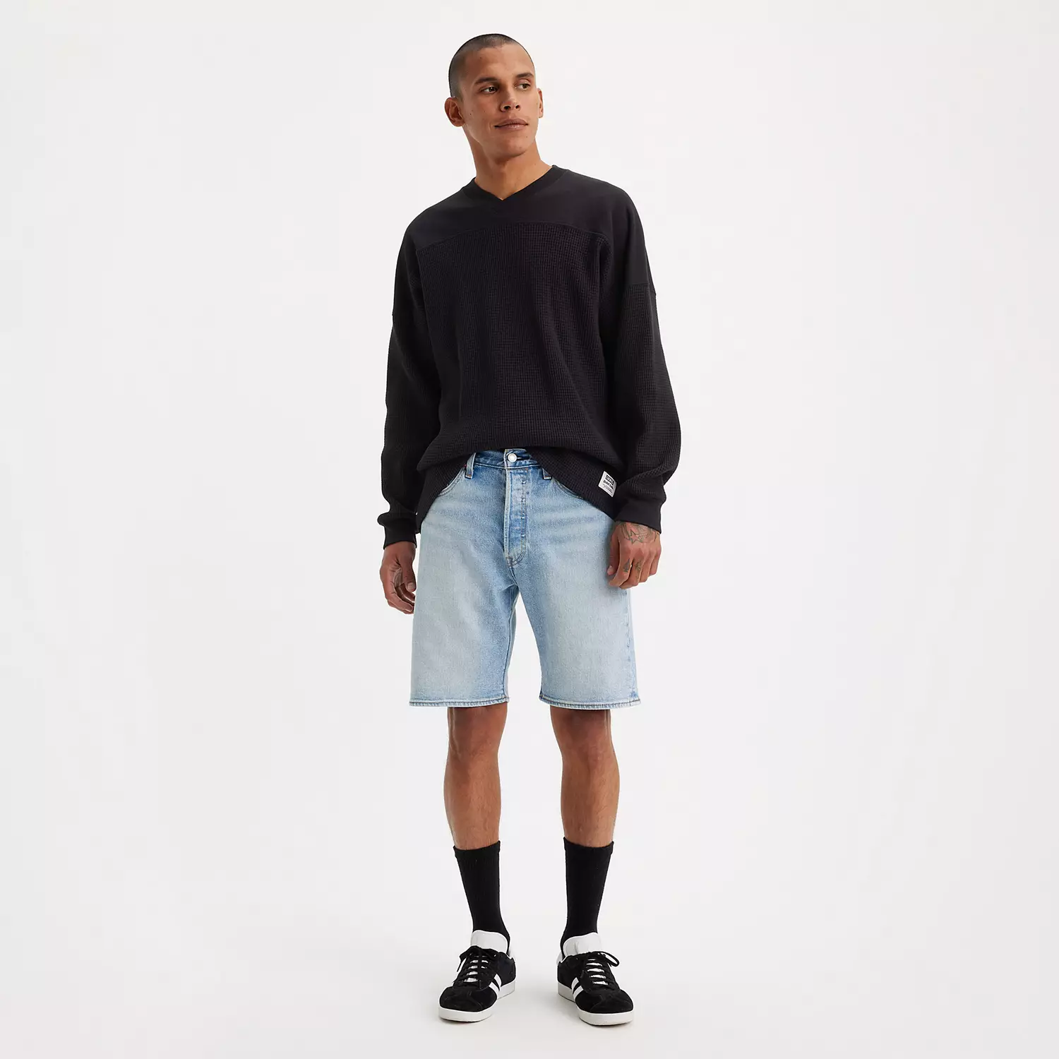 

501 мужские шорты оригинального кроя длиной 9 дюймов с подшивкой Levi's, цвет That's My OG - Light Wash
